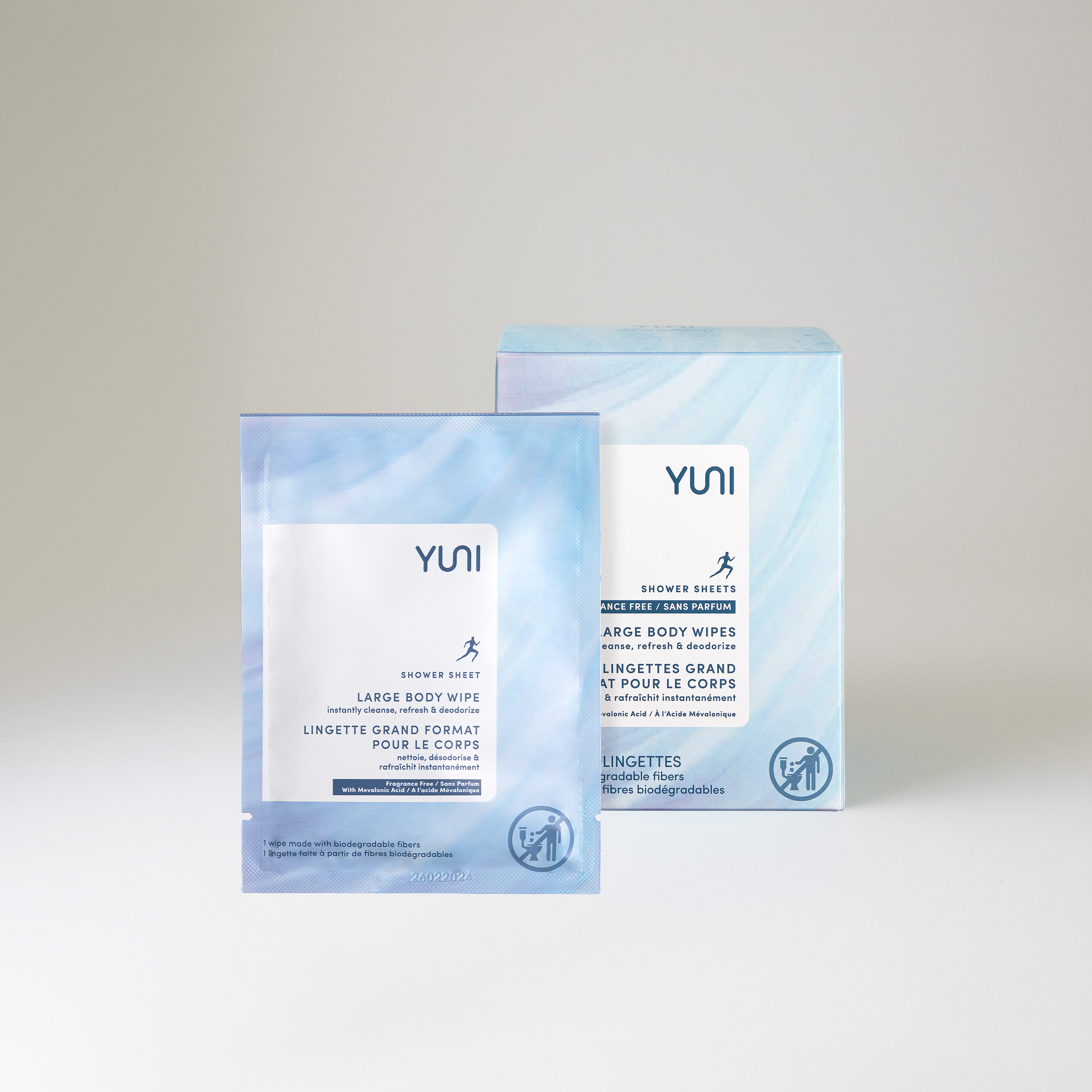 Shower Sheets LARGE BODY WIPES 12x10 natural biodegradable body wipes individual box with wipe
