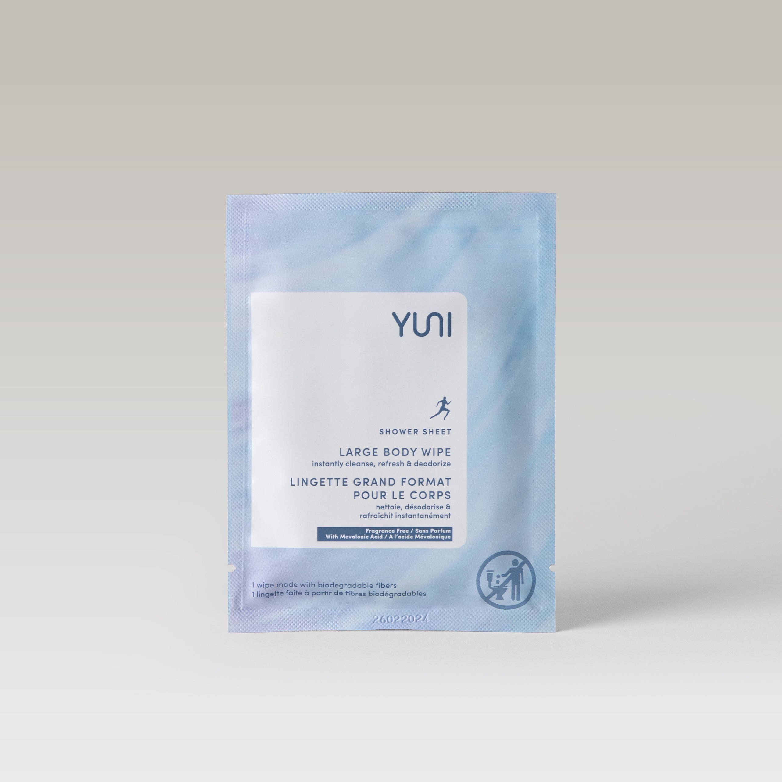 Shower Sheets LARGE BODY WIPES 12x10 natural biodegradable body wipes individual wipe