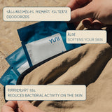 Shower Sheets LARGE BODY WIPES 12x10 natural biodegradable body wipes – Bag of 30 Peppermint Citrus